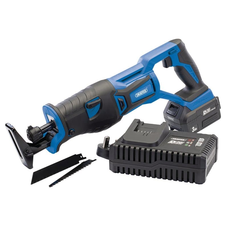 Draper D20 20V Brushless Jigsaw (Sold Bare) - D20JS main image 0